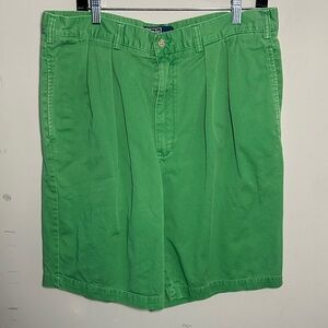 Polo Ralph Lauren Bright Green Men's Flat Front Shorts